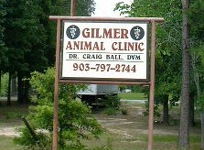 Gilmer Animal Clinic Sign